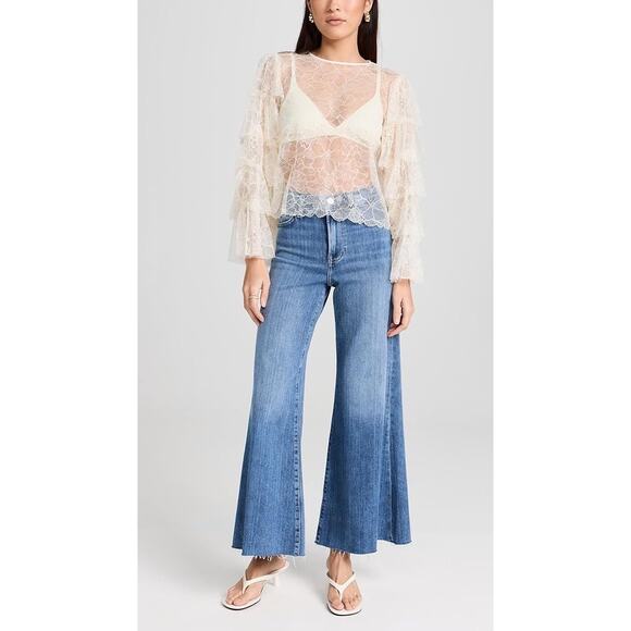 NWT Frame Le Palazzo crop high rise wide leg jeans - Picture 2 of 12